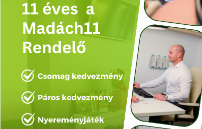 🎉 Ünnepeljen velünk – 11 éves a Madách 11 Rendelő! 🎂